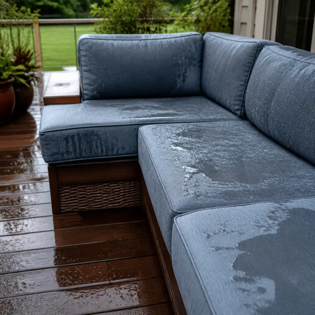 Not Water-Resistant Cushions