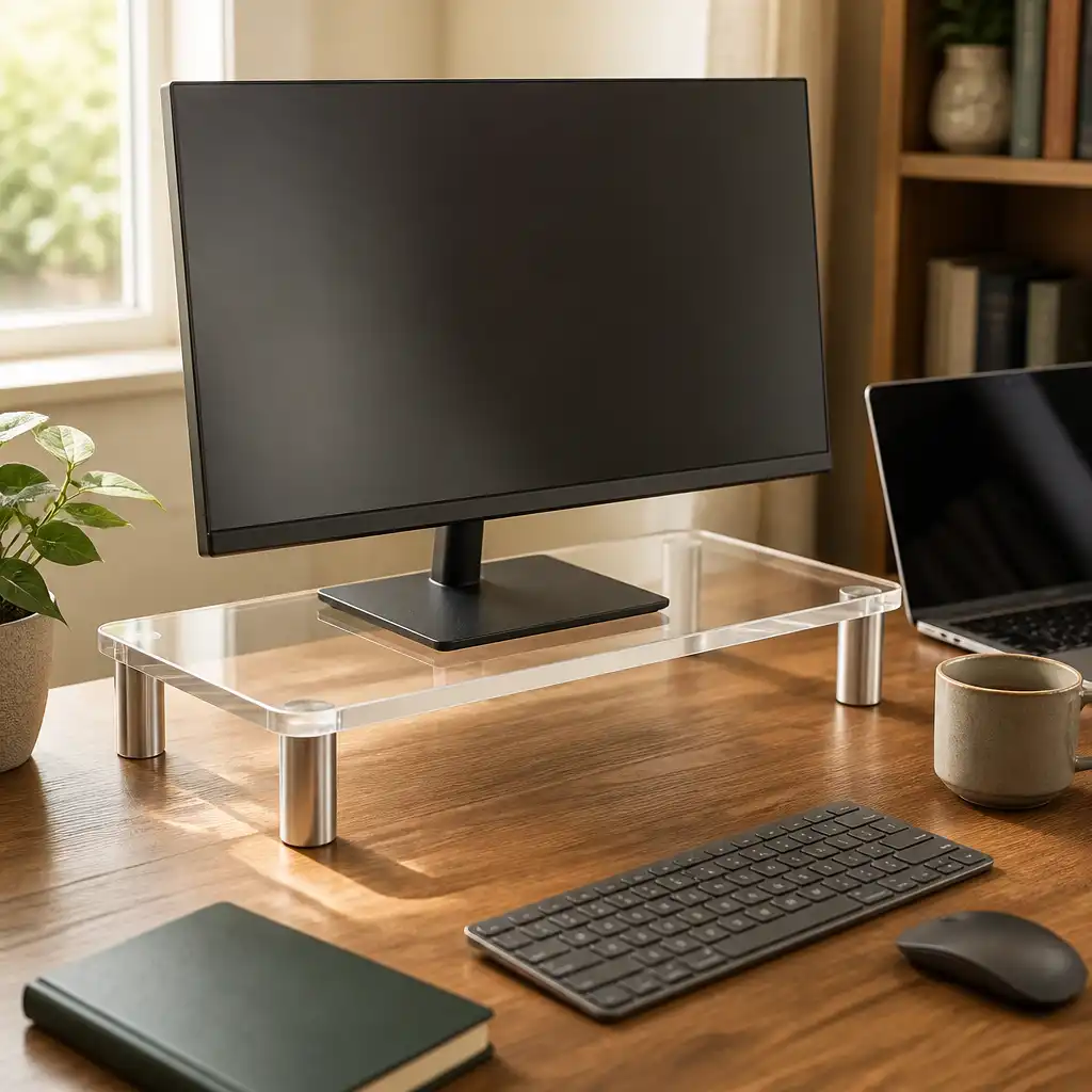 Freestanding on desk