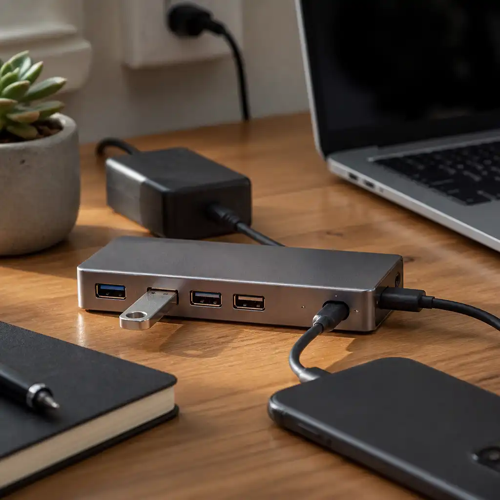 Self-powered hub