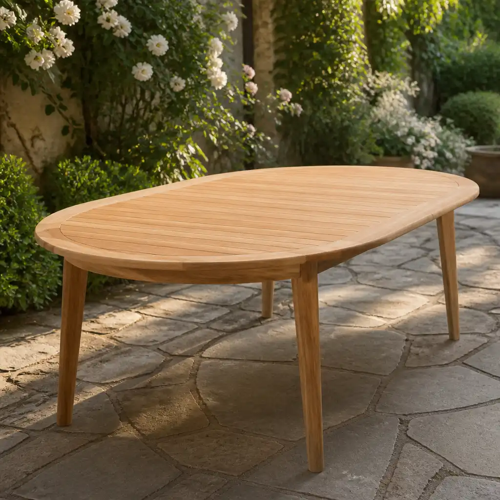 Oval table