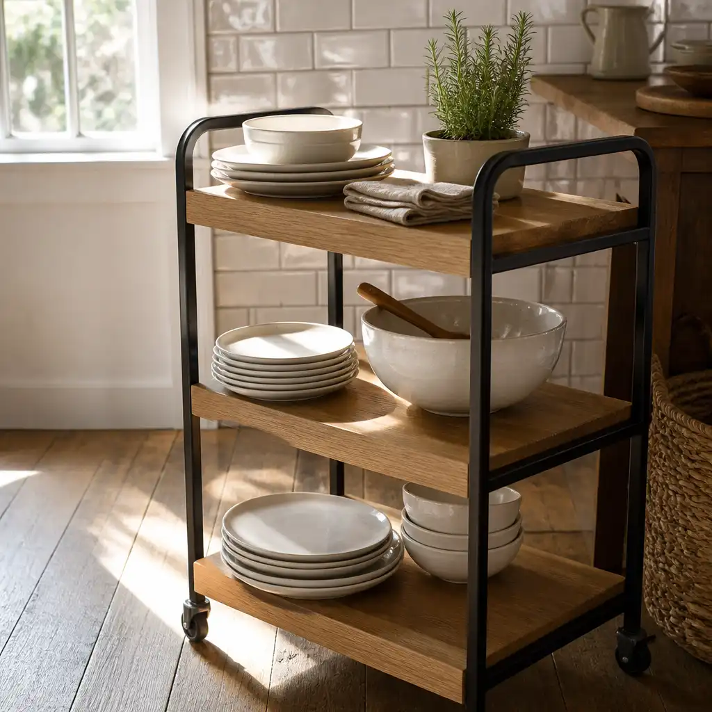 Open shelves