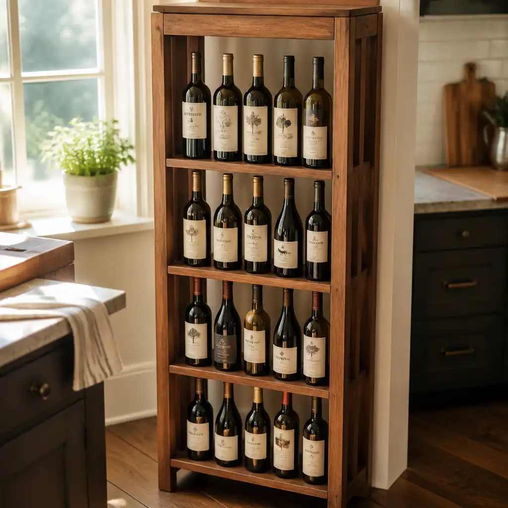 Vertical bottles