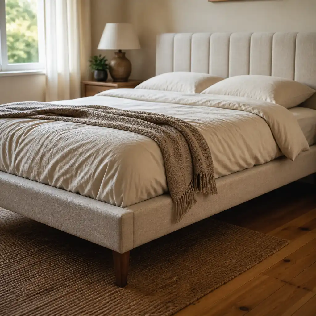 Fabric upholstered