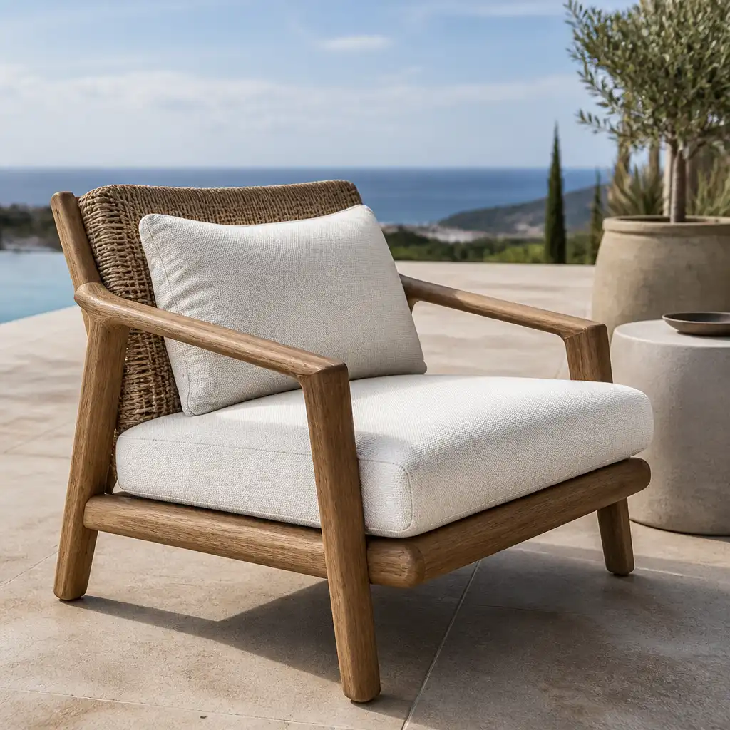 Spacious patio