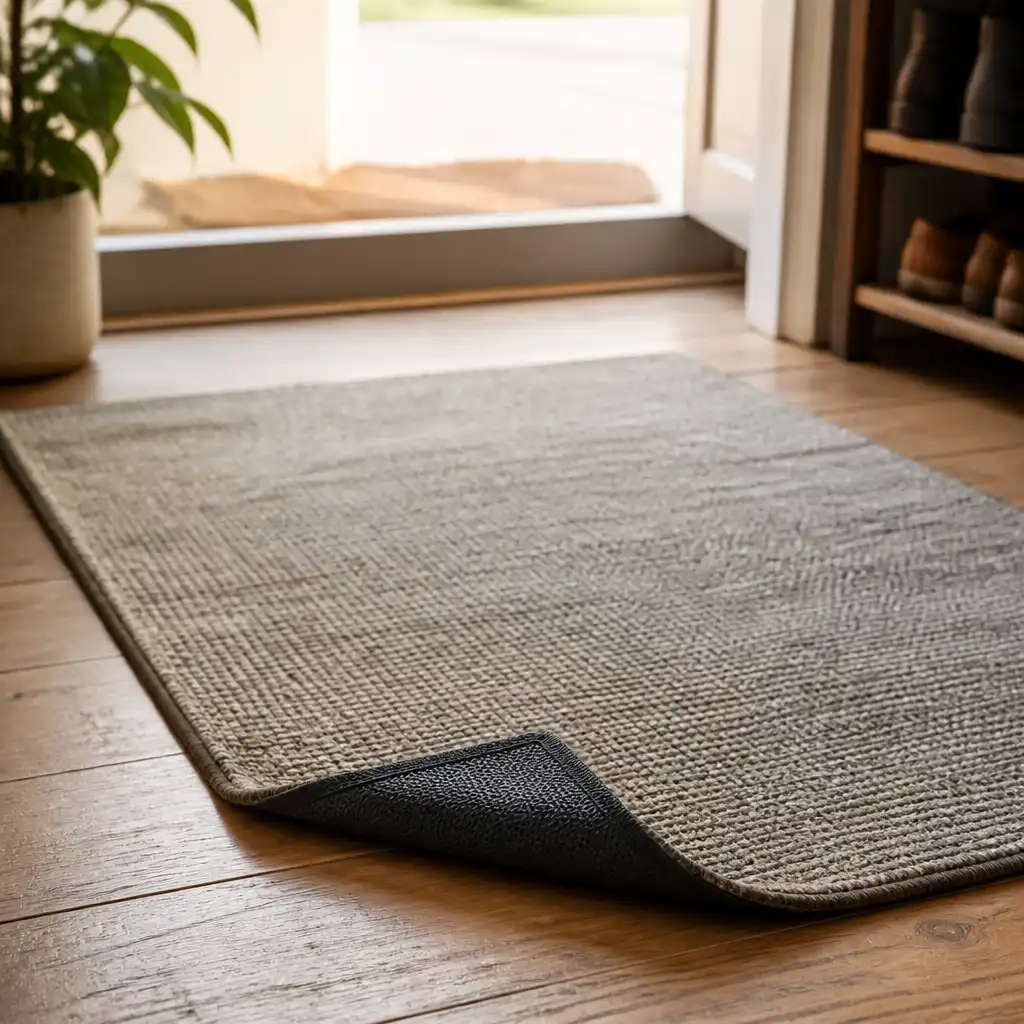 Rubber backing