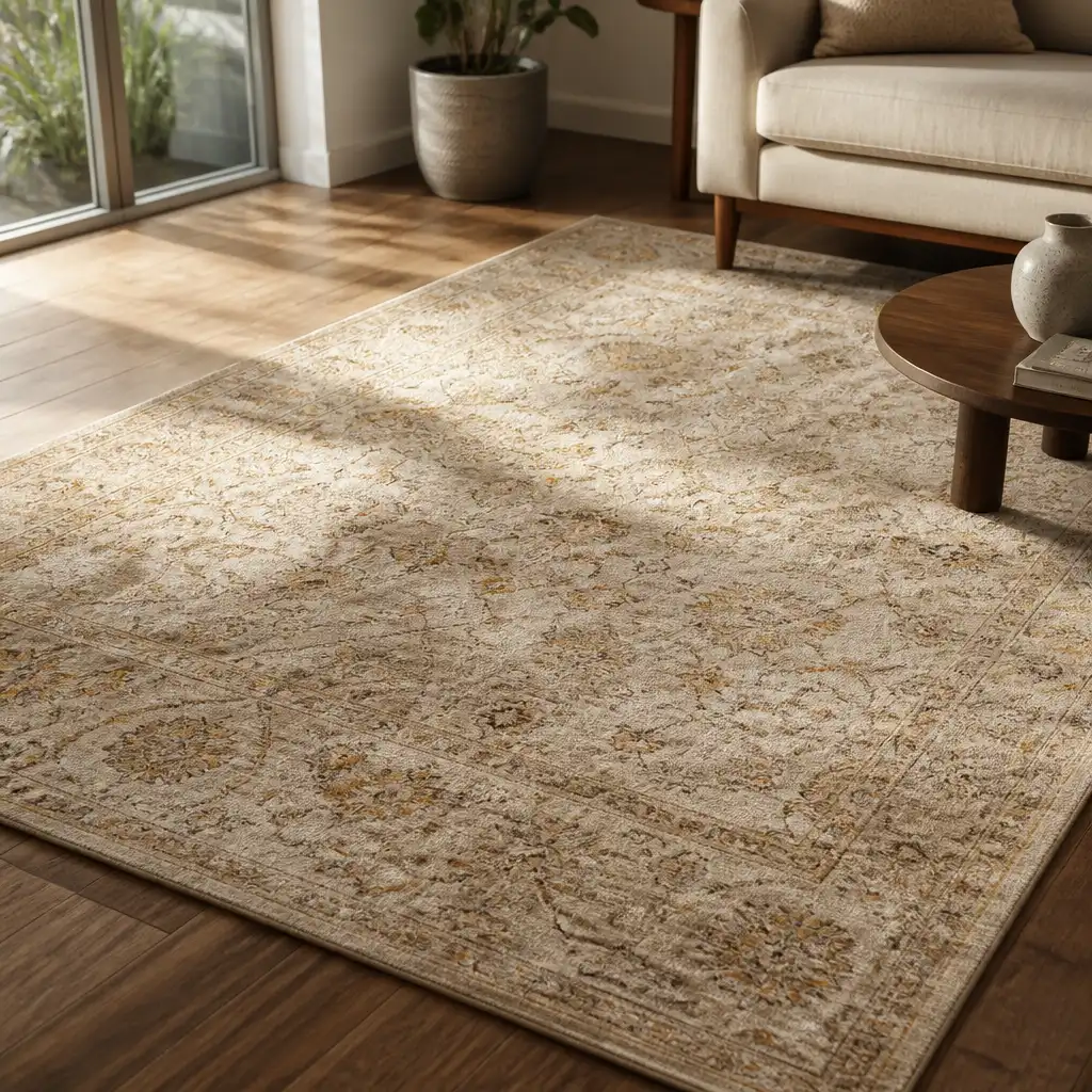 Hand-knotted rug