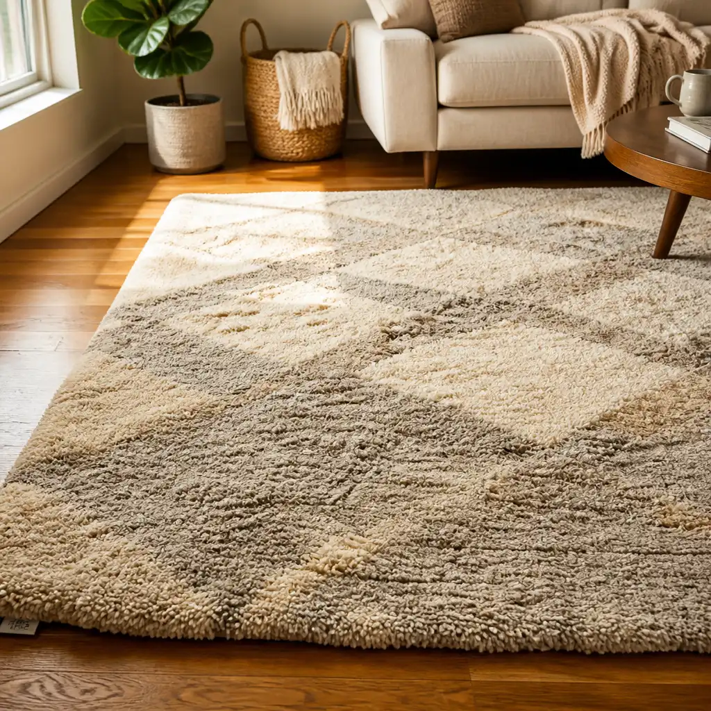Hand-tufted rug