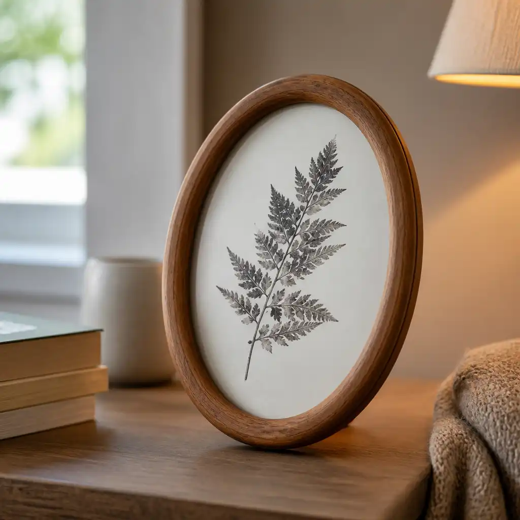 Oval frame