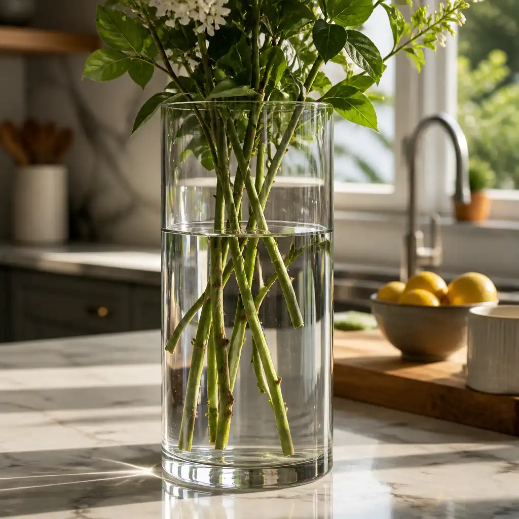 See-through vase