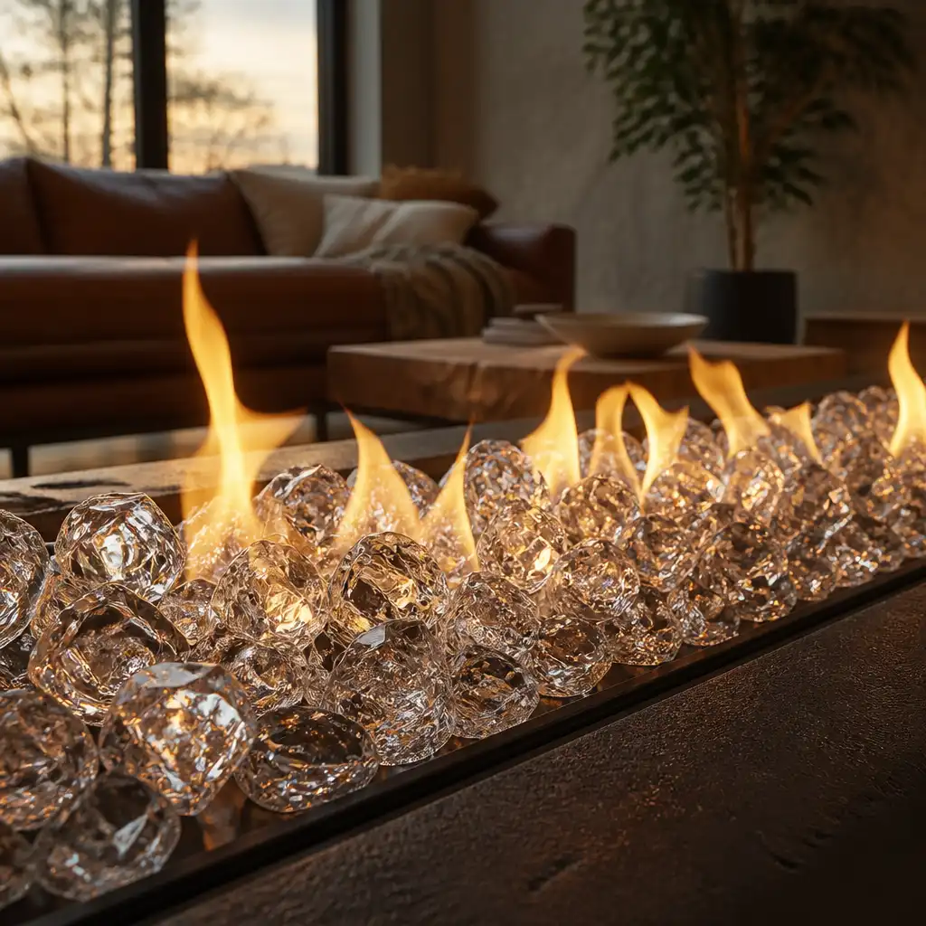 Crystal embers