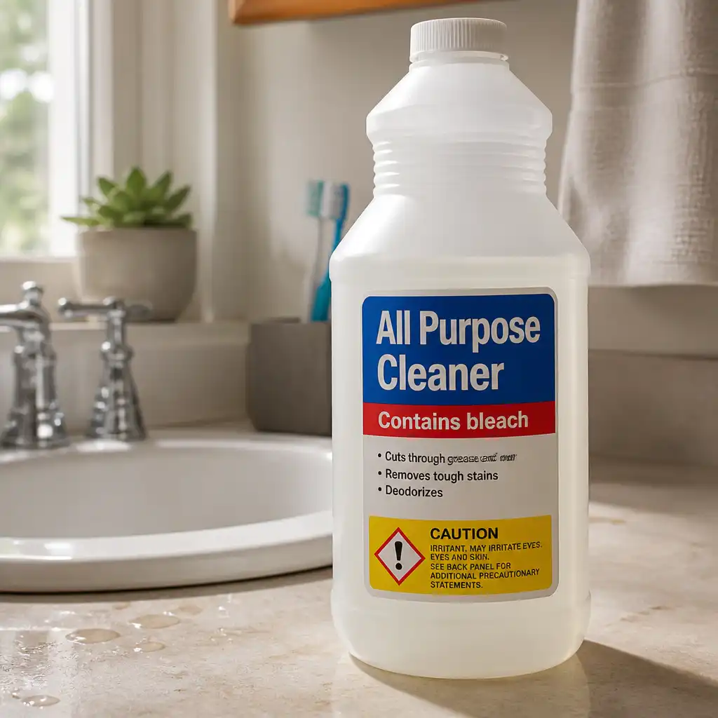 Contains bleach