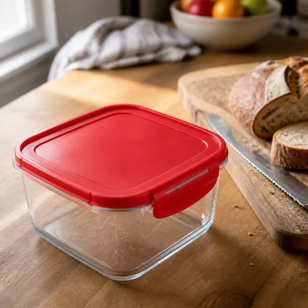 Snap-on lid
