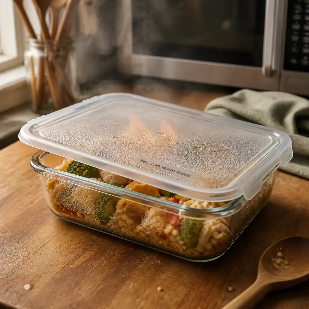 Yes, can warm foods