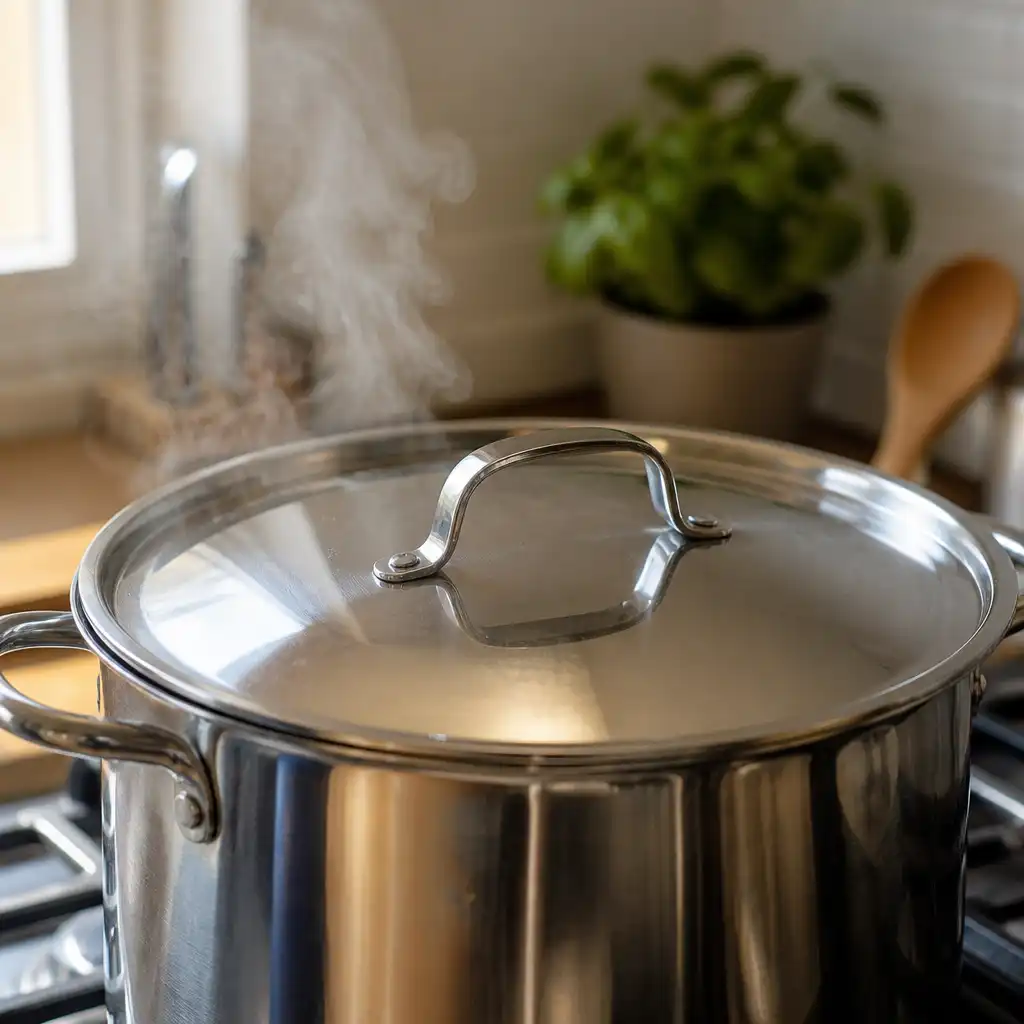 Stainless lid