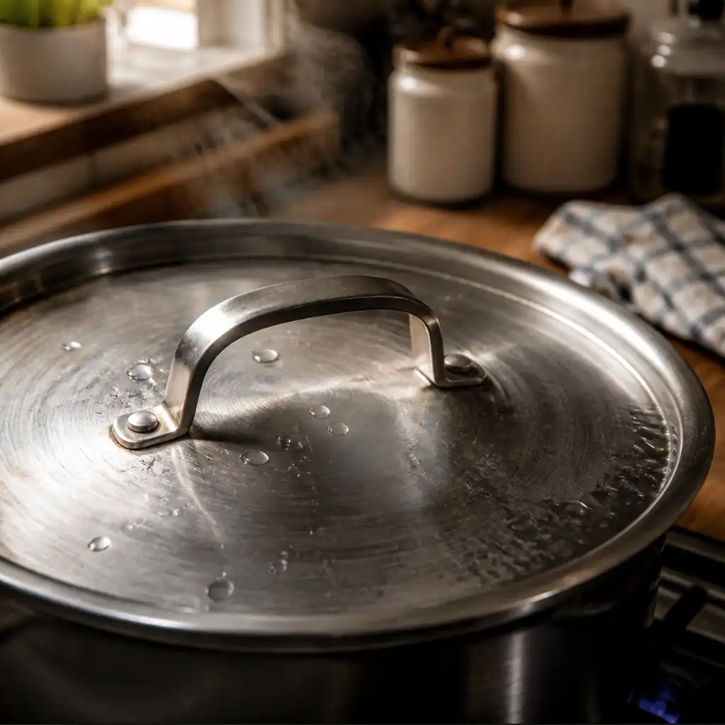 Metal lid