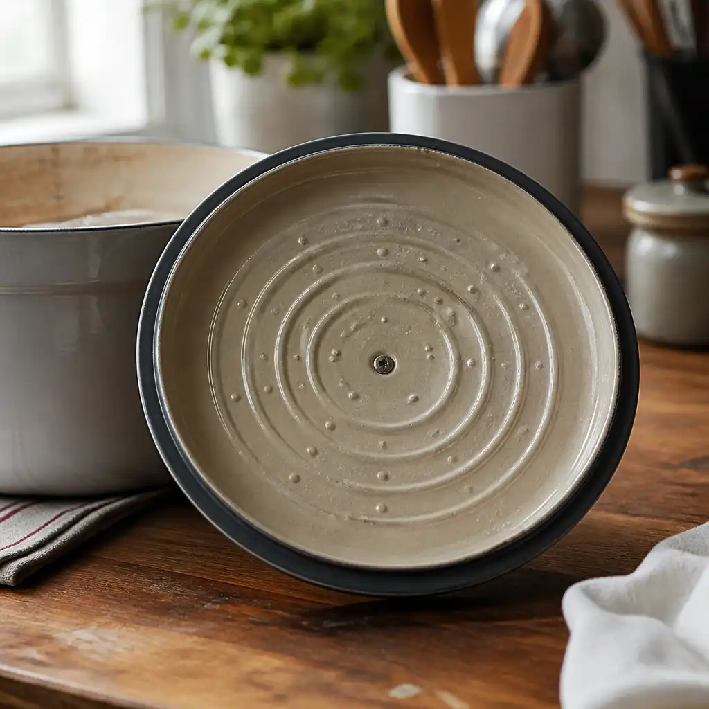 Self-basting lid