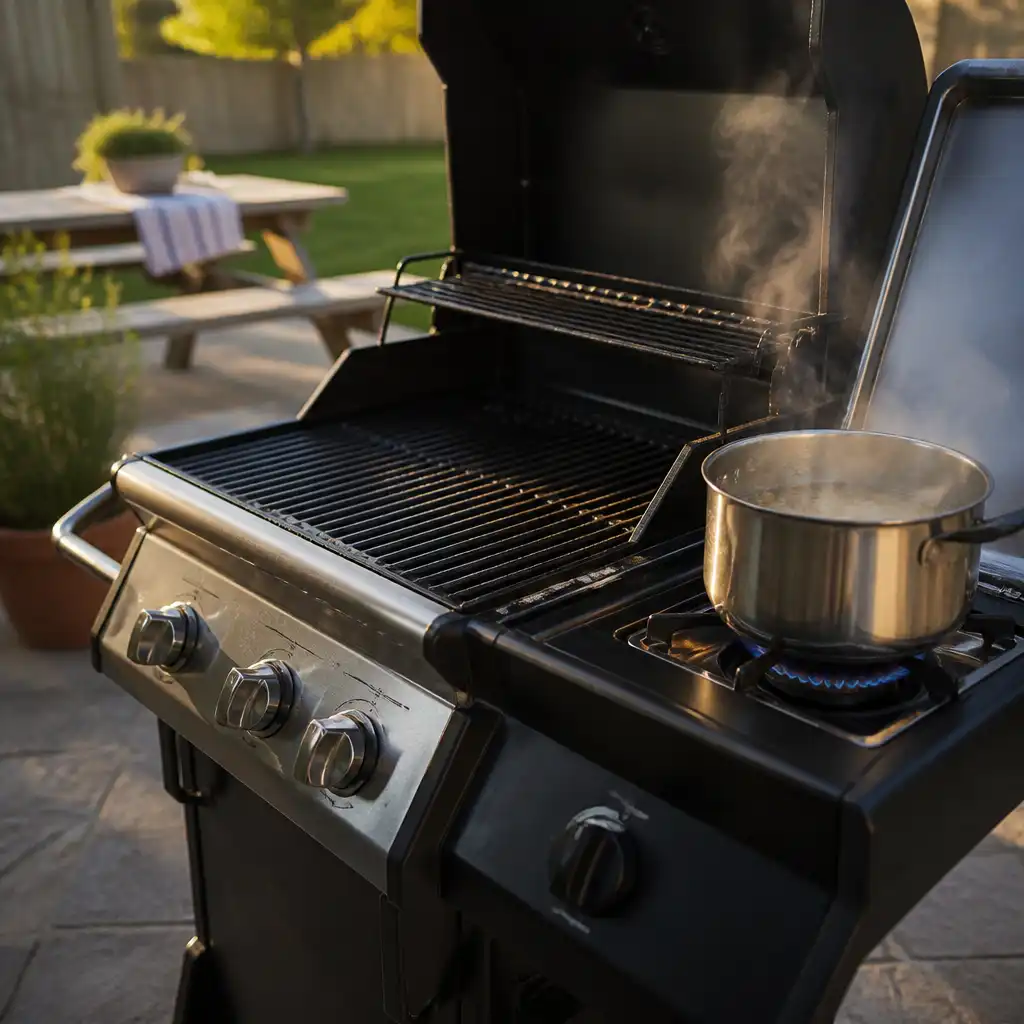 Yes, side burner