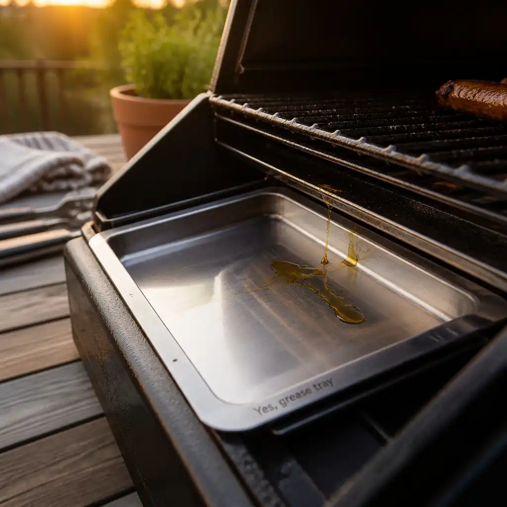 Yes, grease tray