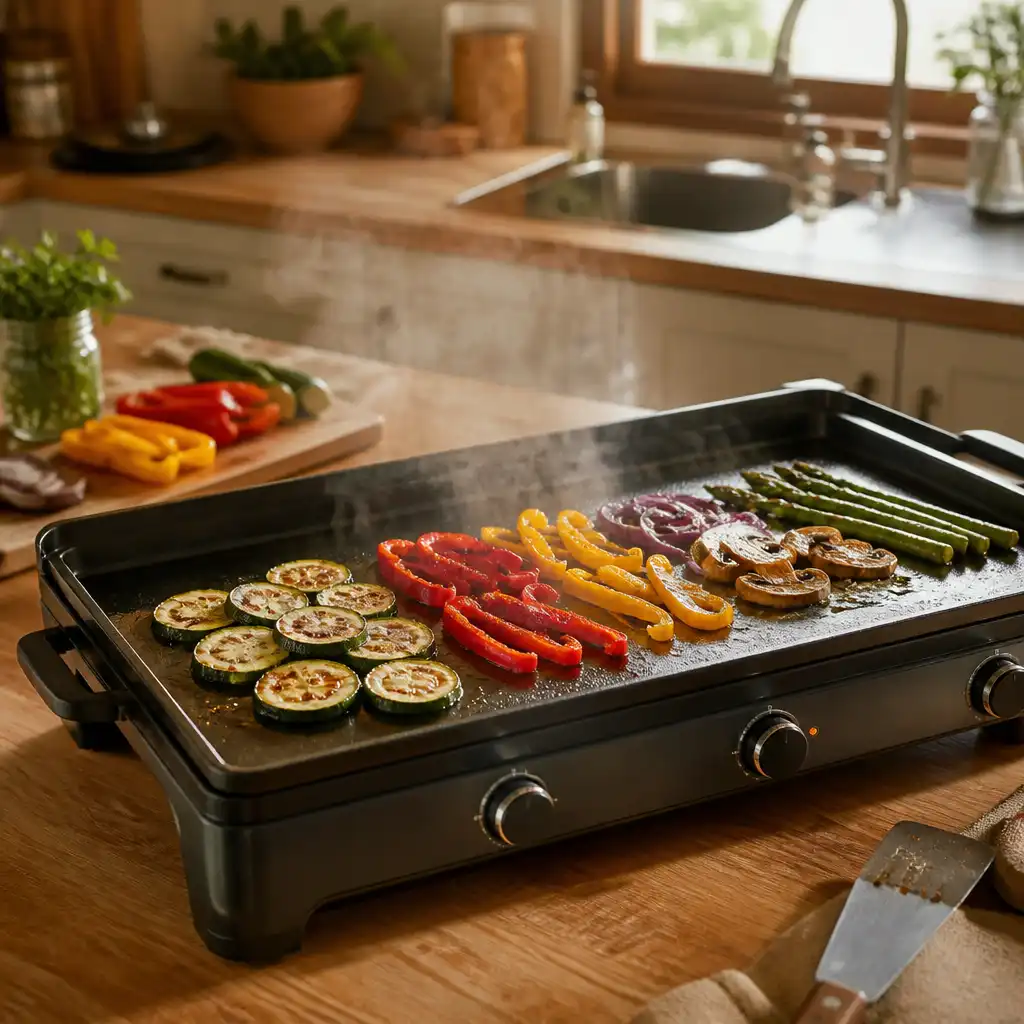 Flat top griddle