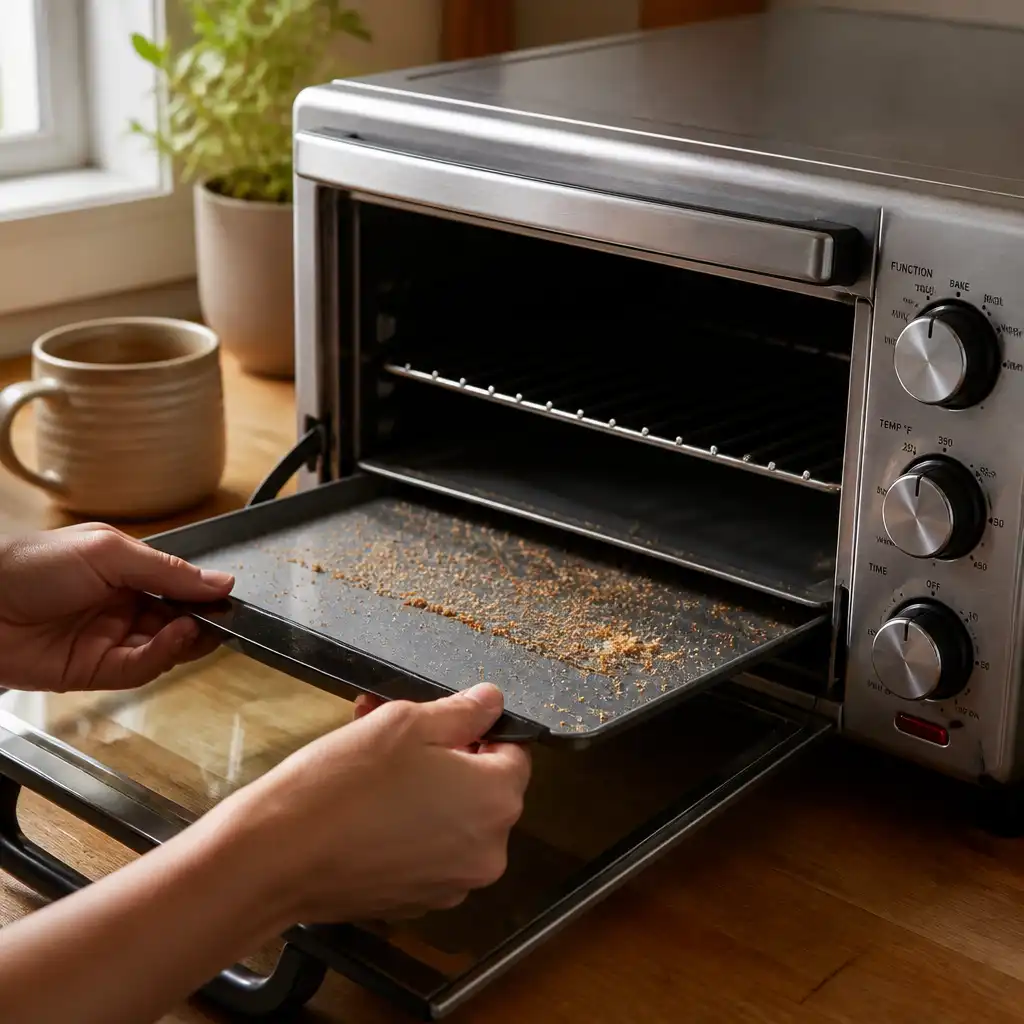Yes, crumb tray