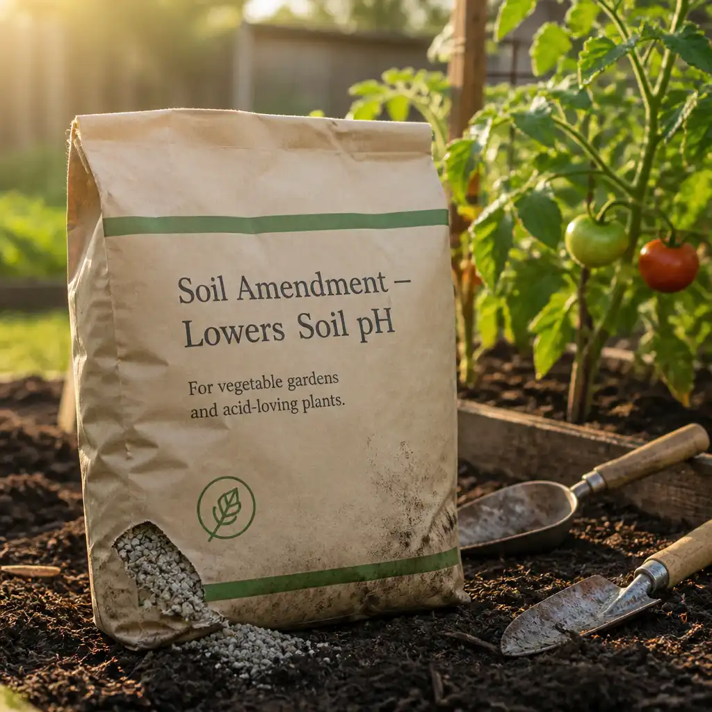 Lower soil pH