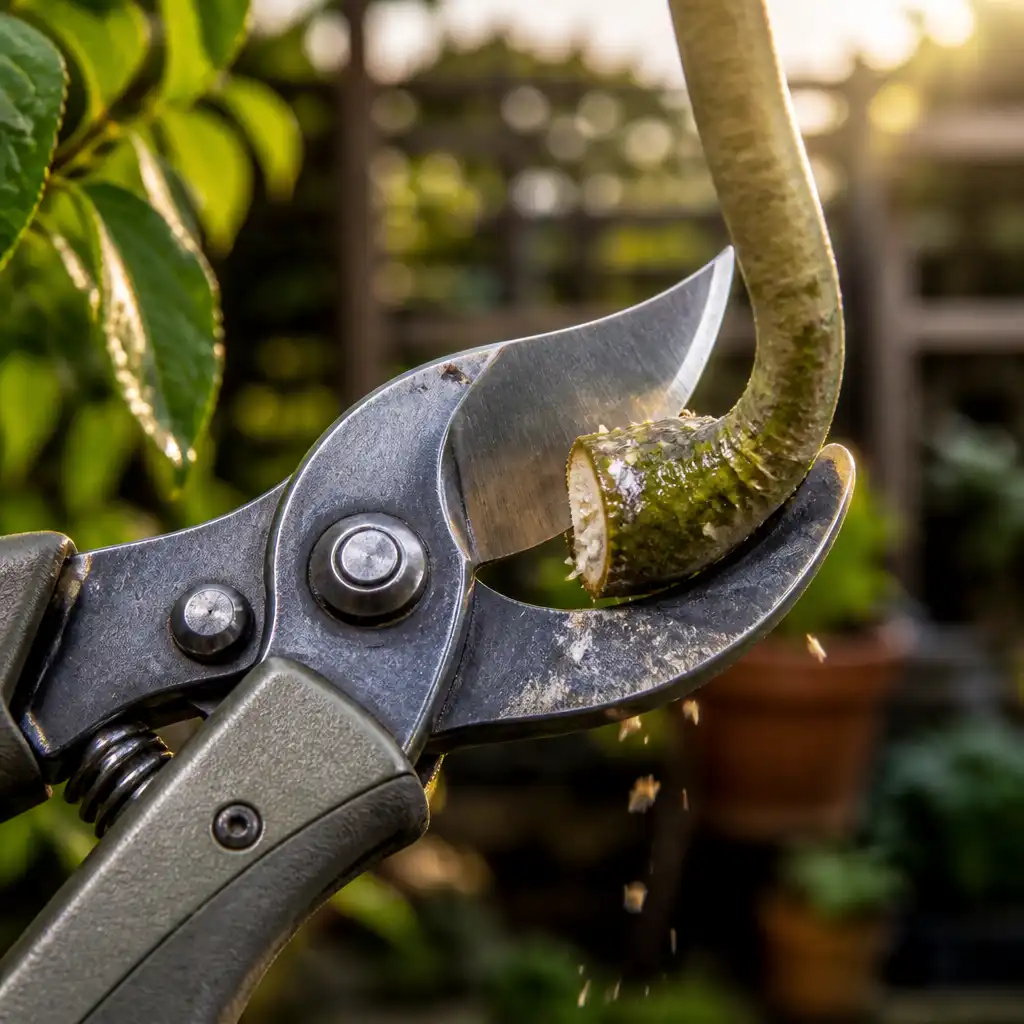 Curved blade