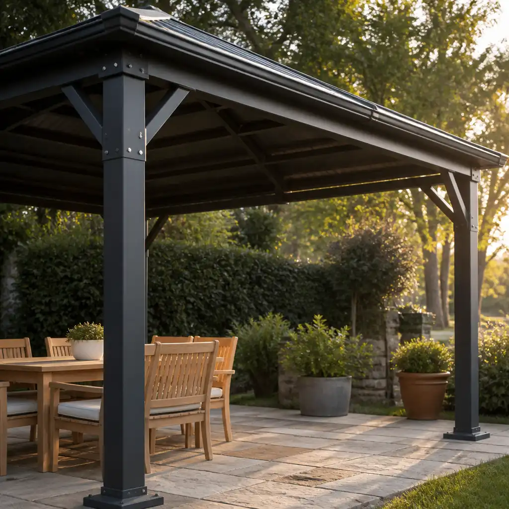Steel canopy