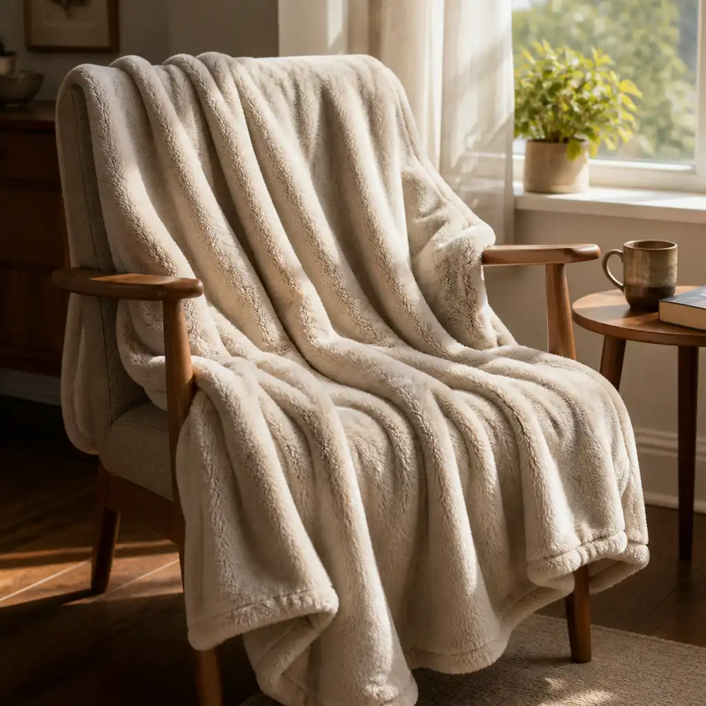 Plush polyester