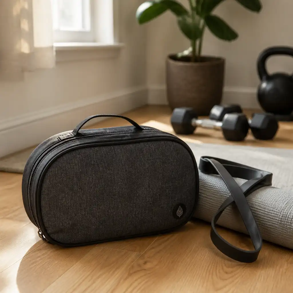 With a bag