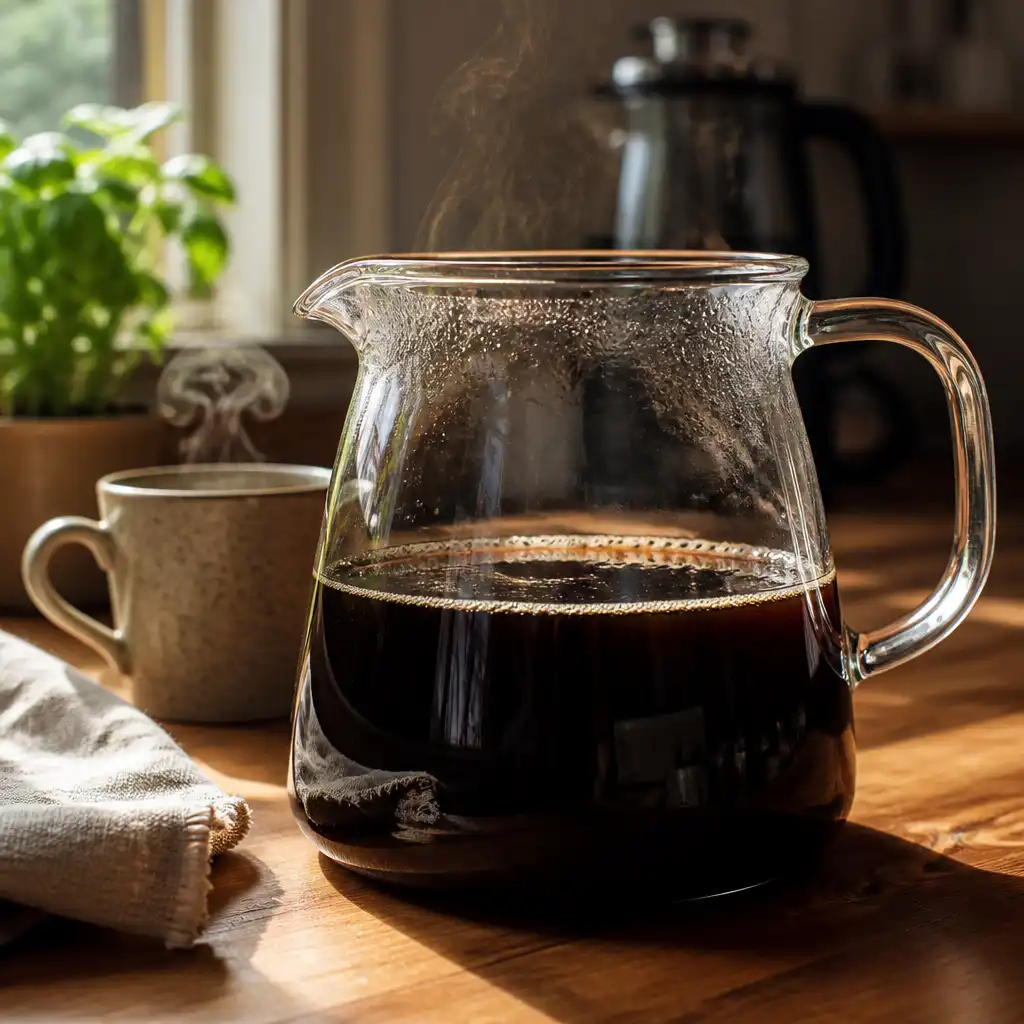 Glass carafe