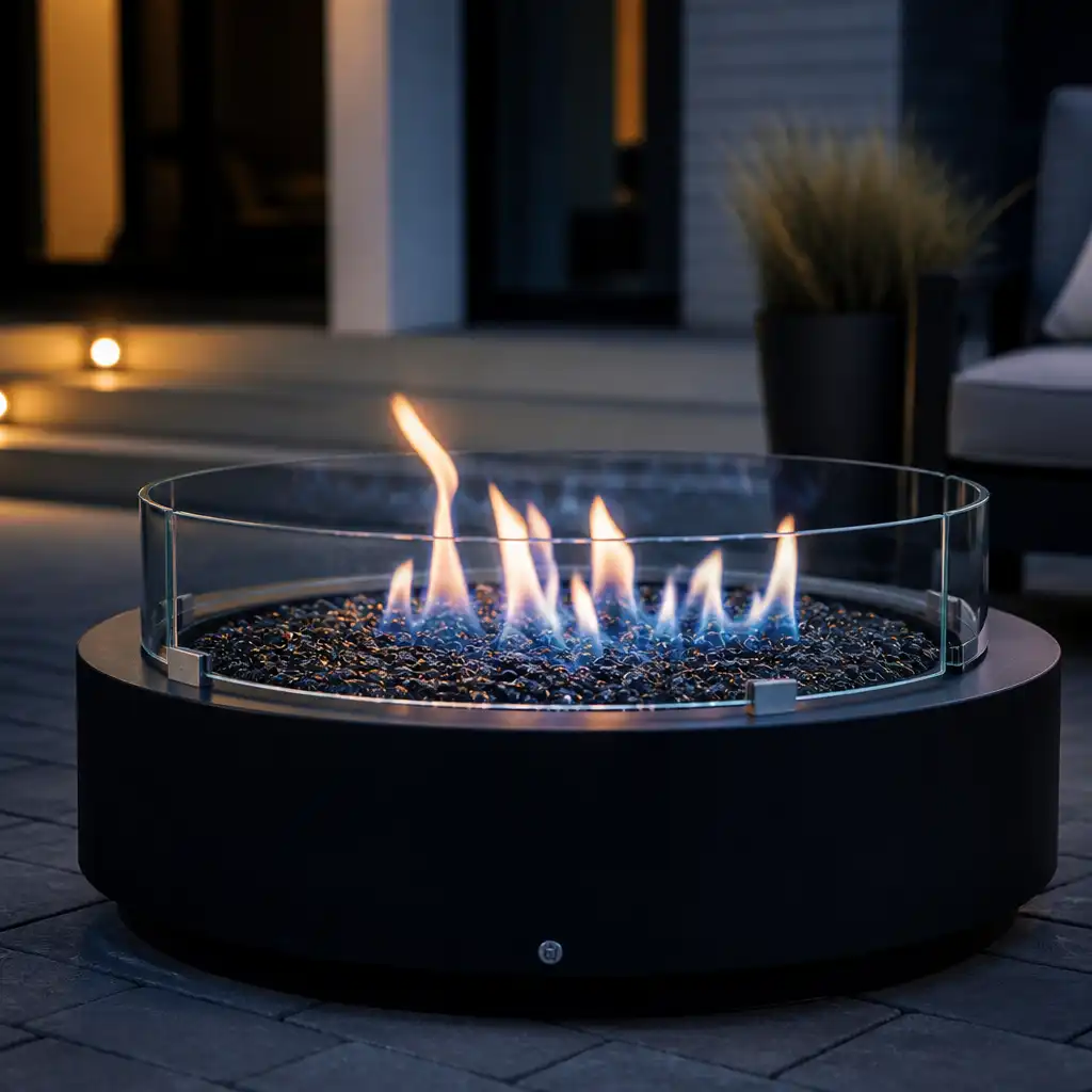 Propane flame
