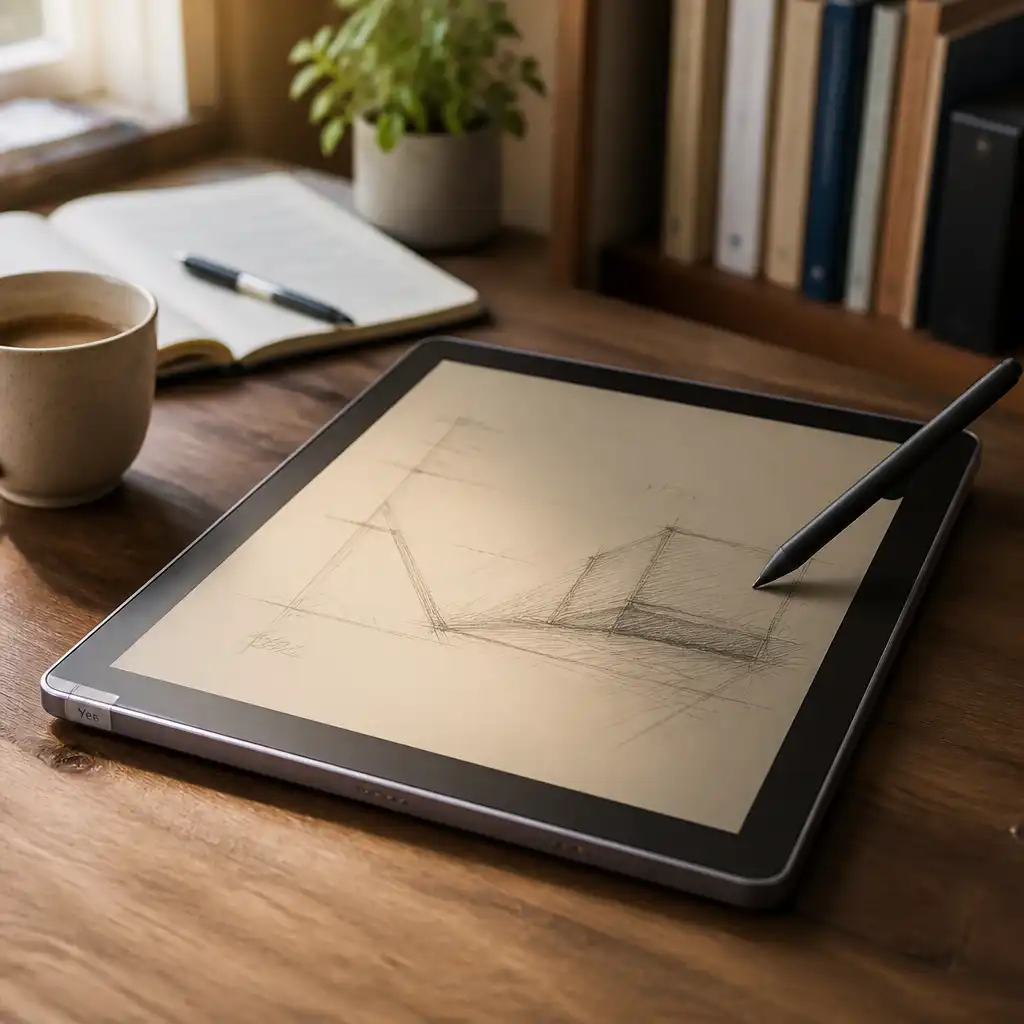 Yes, with stylus