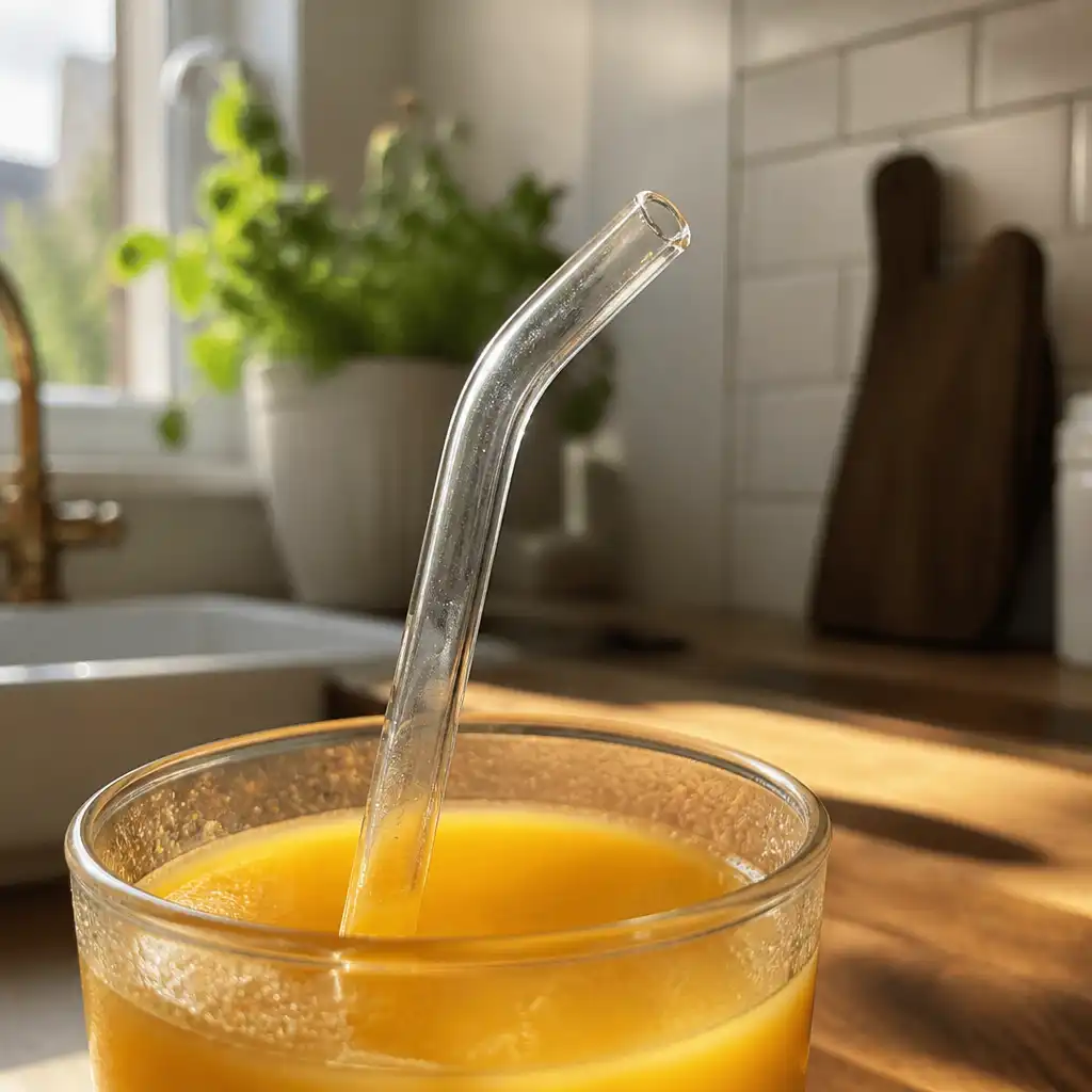Bent straw