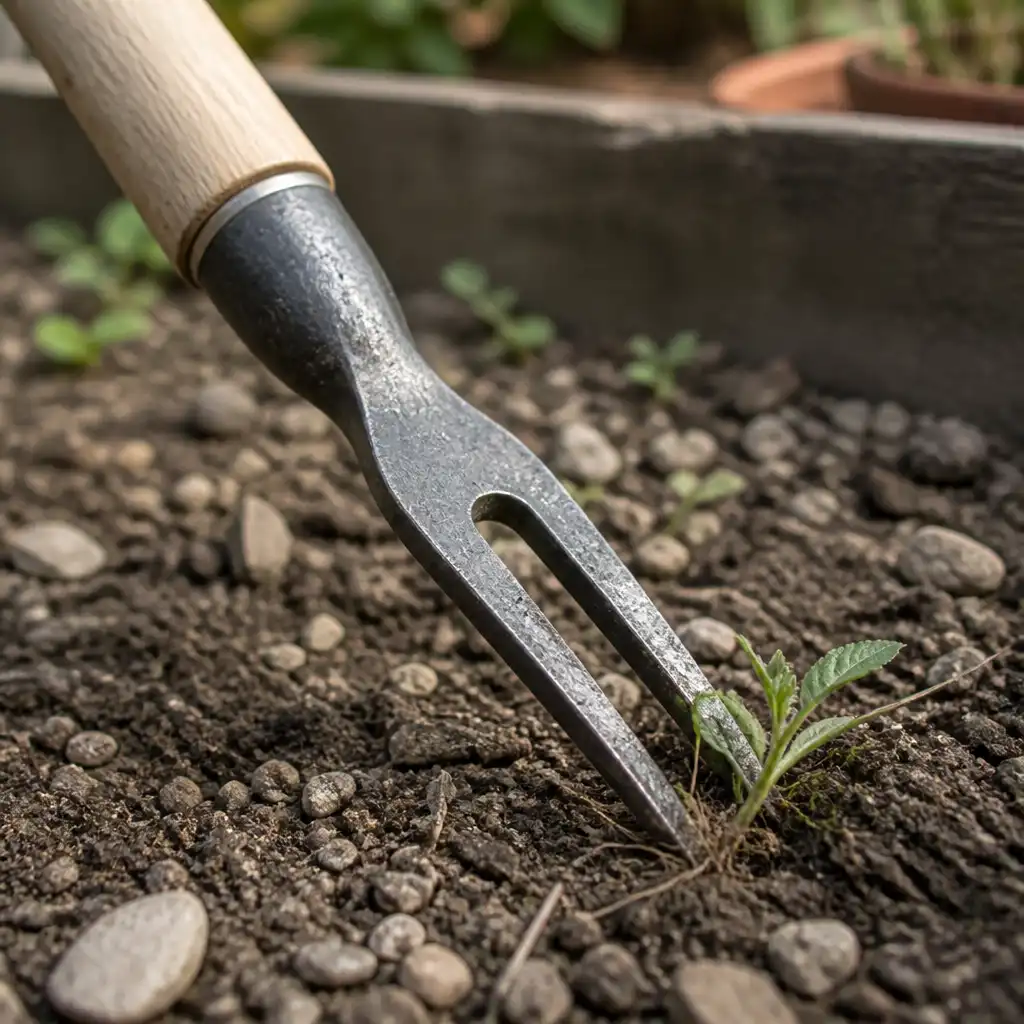Rocky soil
