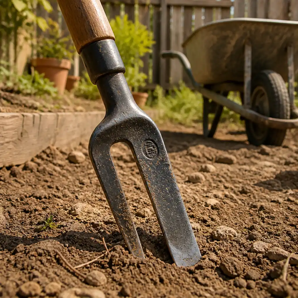 Hard packed soil