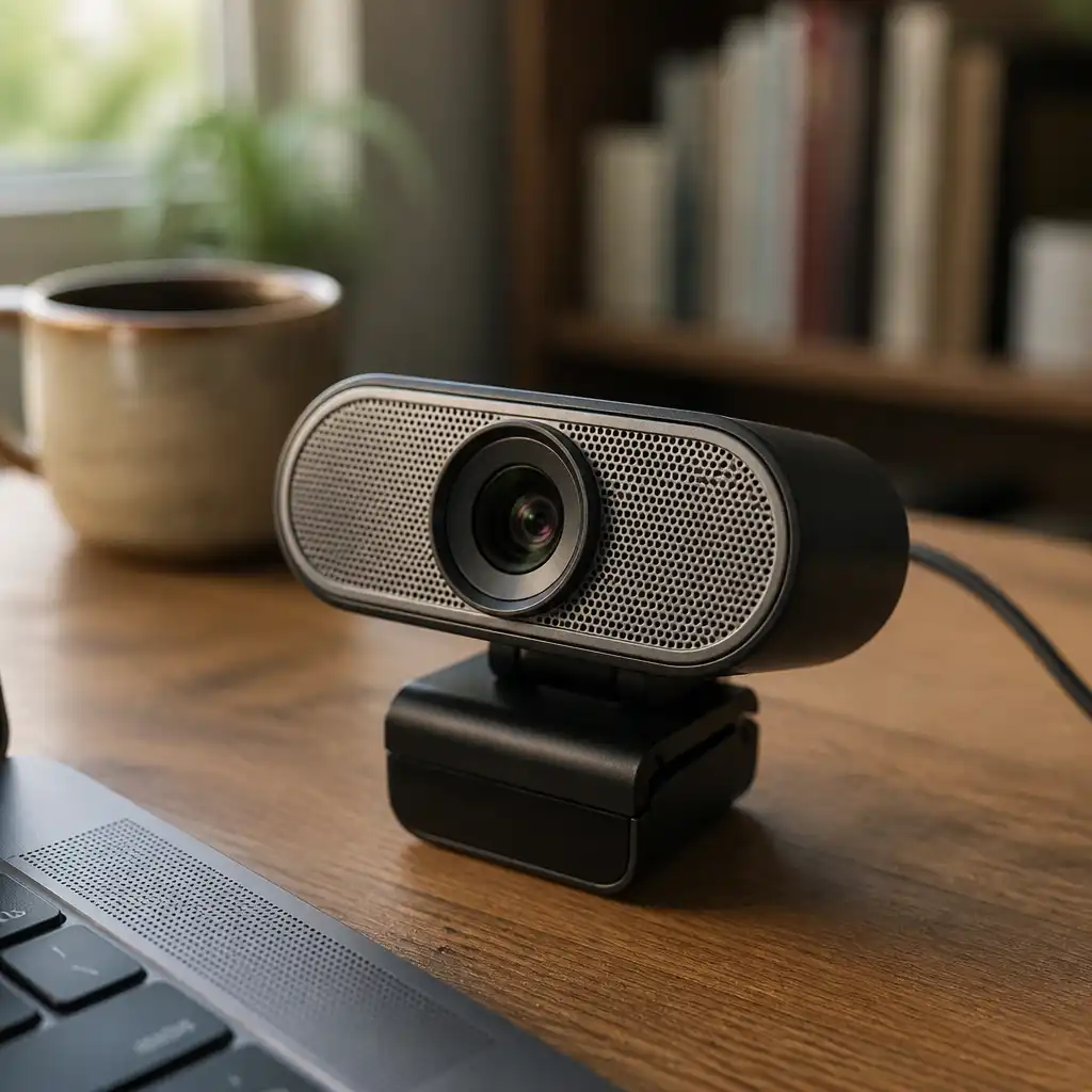 With built-in microphone